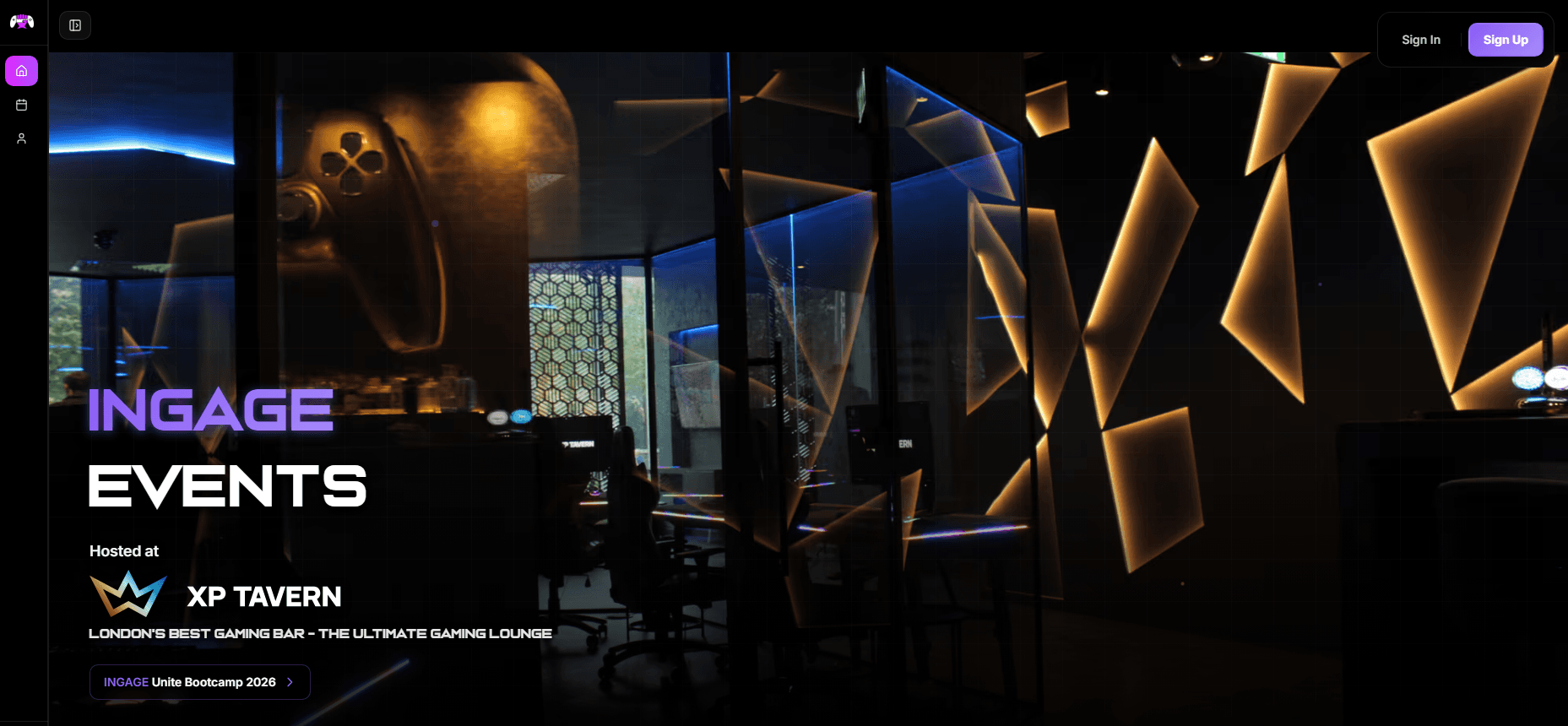 INGAGE Events site preview