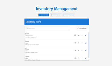 Inventory Management System